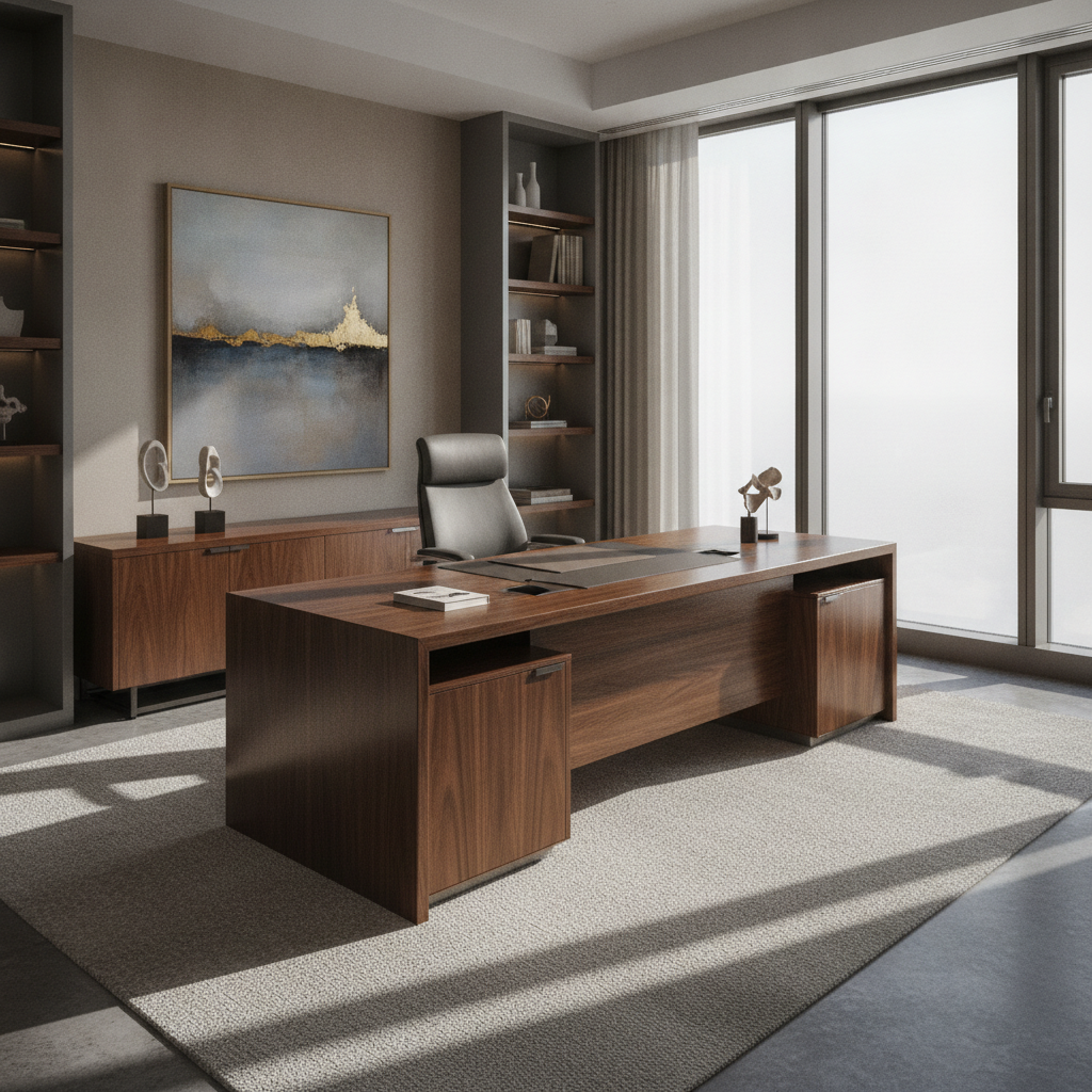 Müdür Masası Seçimi: Prestij, İşlevsellik ve Ergonomi